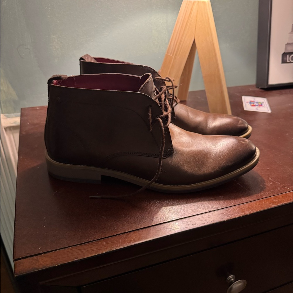 Base London Dark Brown Chukka Boots